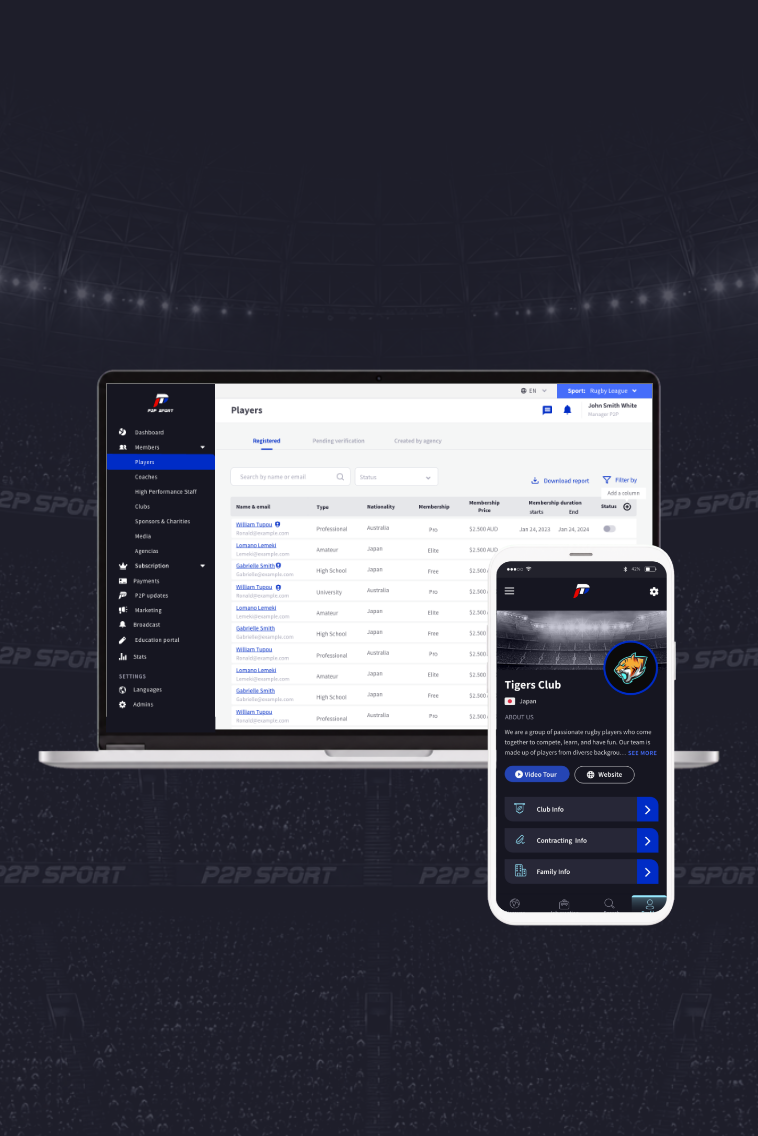 P2P Sport: The solution